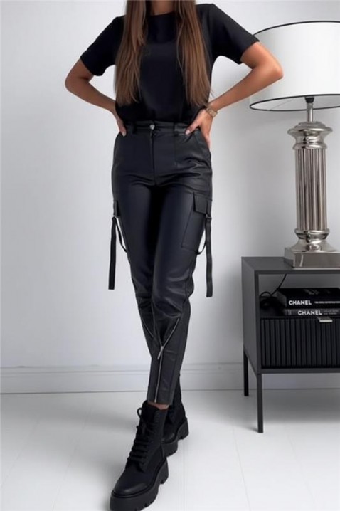 Панталон SILINZA BLACK, Цвят: черен, IVET.BG - Твоят онлайн бутик.