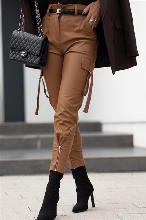 Панталон SILINZA CAMEL, Цвят: светлокафяв, IVET.BG - Твоят онлайн бутик.