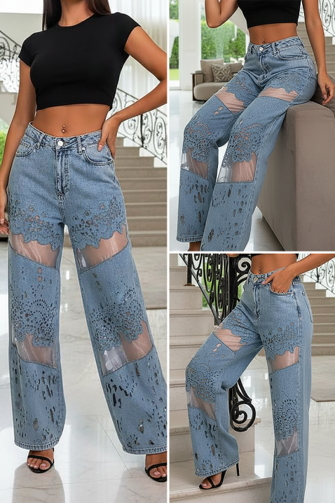 Дънки IGLANZA, Цвят: светлосин, IVET.BG - Твоят онлайн бутик.