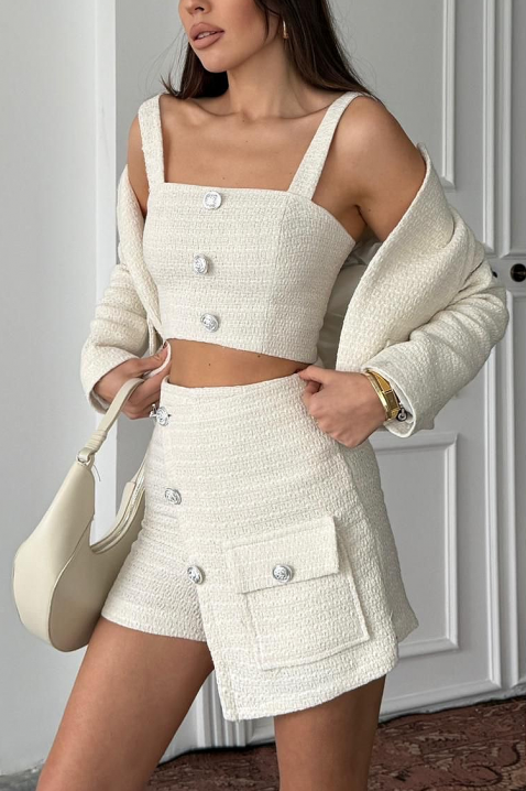 Комплект VARLONZA, Цвят: екрю, IVET.BG - Твоят онлайн бутик.