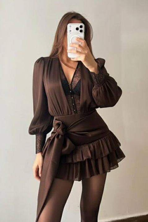 Гащеризон YANITSA BROWNjavascript: SC.ML.nextLanguage(2);, Цвят: кафяв, IVET.BG - Твоят онлайн бутик.