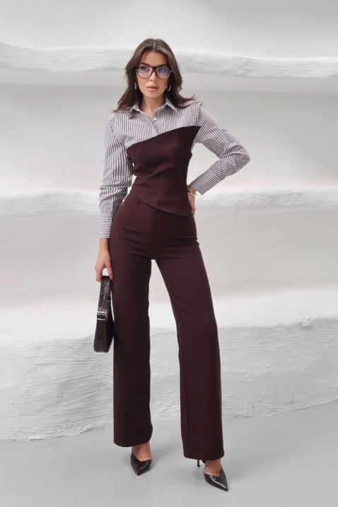 Комплект SEROLZA BROWN, Цвят: кафяв, IVET.BG - Твоят онлайн бутик.