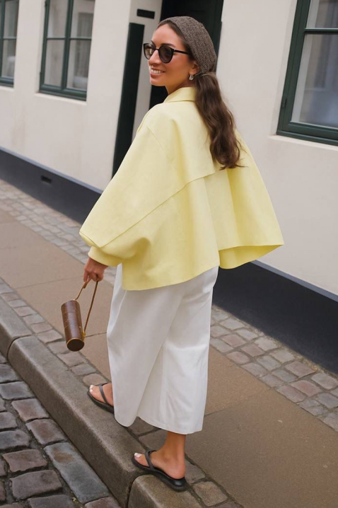 Дамска риза DERMINZA YELLOW, Цвят: жълт, IVET.BG - Твоят онлайн бутик.