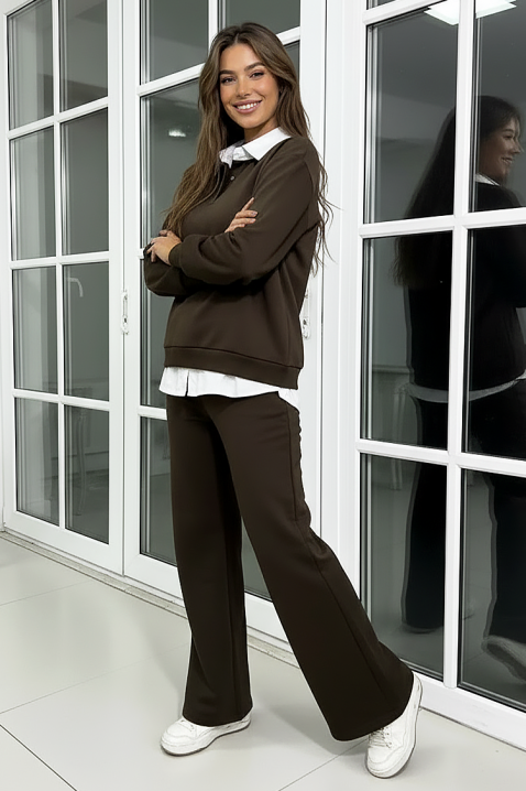 Комплект ENIRDONA BROWN, Цвят: кафяв, IVET.BG - Твоят онлайн бутик.