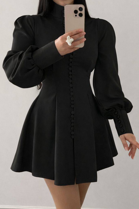 Рокля VOSELMA BLACK, Цвят: черен, IVET.BG - Твоят онлайн бутик.