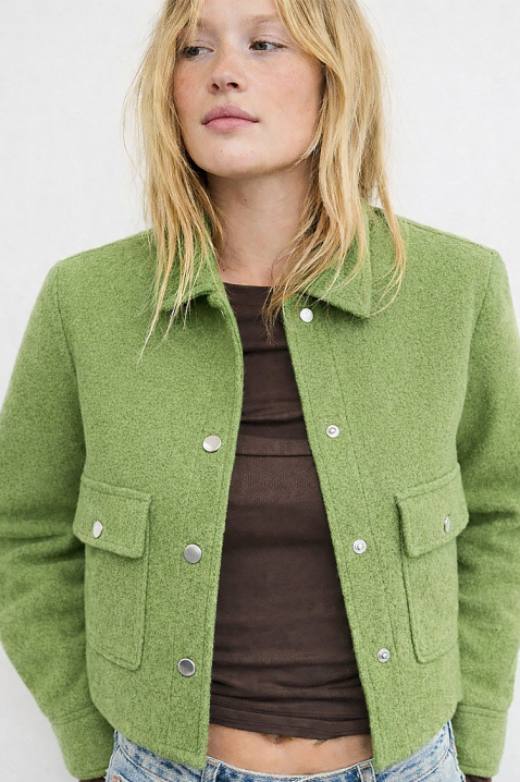 Яке ZRAVELDA GREEN, Цвят: зелен, IVET.BG - Твоят онлайн бутик.