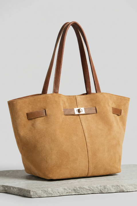 Дамска чанта ETIOPEA CAMEL, Цвят: светлокафяв, IVET.BG - Твоят онлайн бутик.