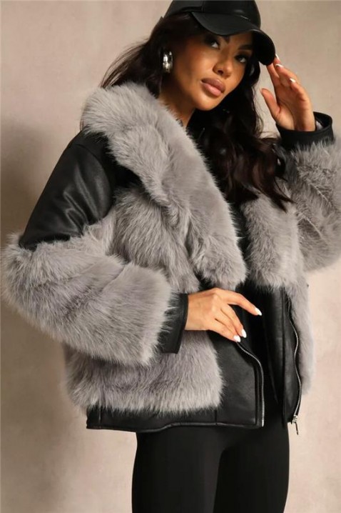 Яке SELVILDA, Цвят: сив, IVET.BG - Твоят онлайн бутик.