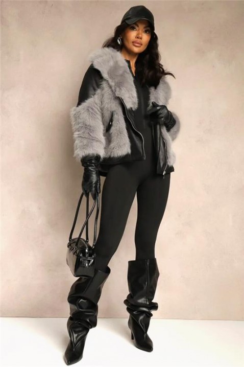 Яке SELVILDA, Цвят: сив, IVET.BG - Твоят онлайн бутик.