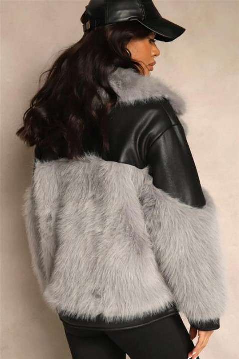 Яке SELVILDA, Цвят: сив, IVET.BG - Твоят онлайн бутик.