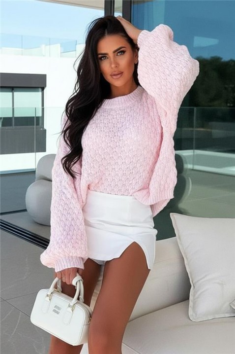 Пуловер EVELIZIA, Цвят: пудра, IVET.BG - Твоят онлайн бутик.