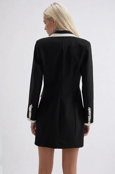 Рокля - блейзър IRKANZA, Цвят: черен, IVET.BG - Твоят онлайн бутик.