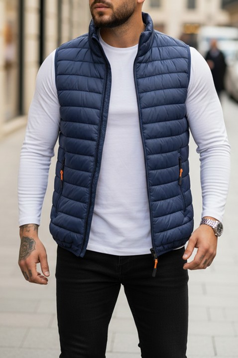 Мъжки елек FORMENO NAVY, Цвят: тъмносин, IVET.BG - Твоят онлайн бутик.