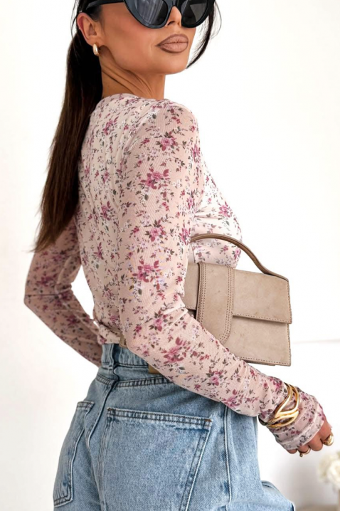 Дамска блуза KROBESA PINK, Цвят: розов, IVET.BG - Твоят онлайн бутик.