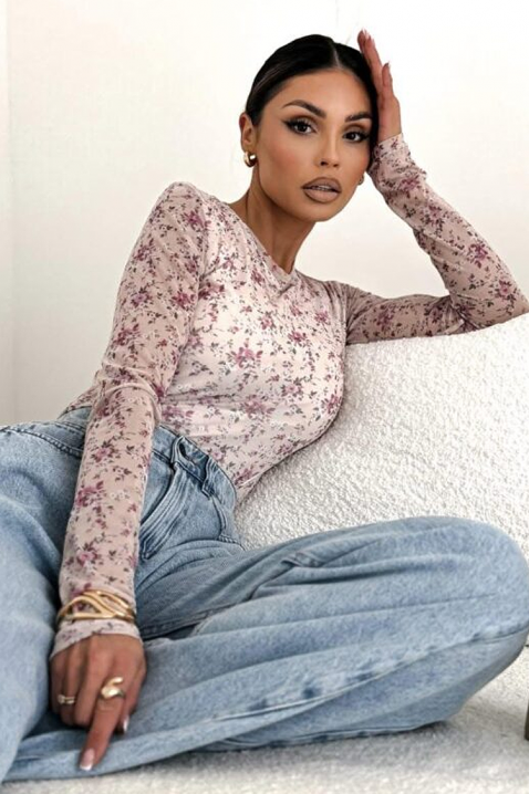 Дамска блуза KROBESA PINK, Цвят: розов, IVET.BG - Твоят онлайн бутик.