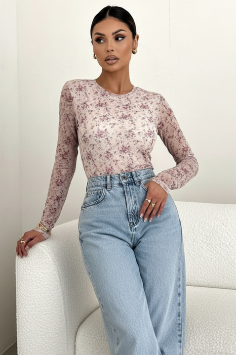 Дамска блуза KROBESA PINK, Цвят: розов, IVET.BG - Твоят онлайн бутик.