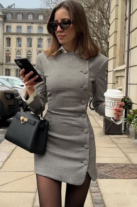 Рокля FLORADA, Цвят: сив, IVET.BG - Твоят онлайн бутик.