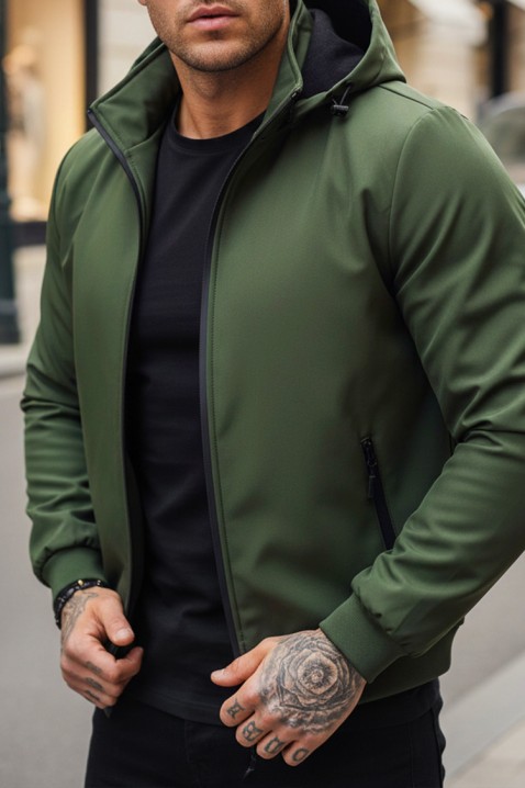 Мъжко яке ROBIKO KHAKI, Цвят: каки, IVET.BG - Твоят онлайн бутик.