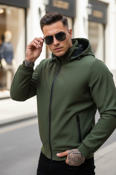 Мъжко яке ROBIKO KHAKI, Цвят: каки, IVET.BG - Твоят онлайн бутик.