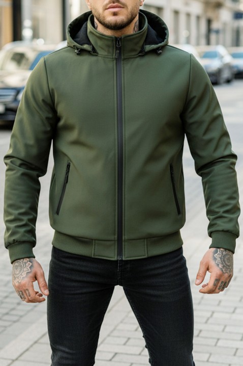 Мъжко яке ROBIKO KHAKI, Цвят: каки, IVET.BG - Твоят онлайн бутик.