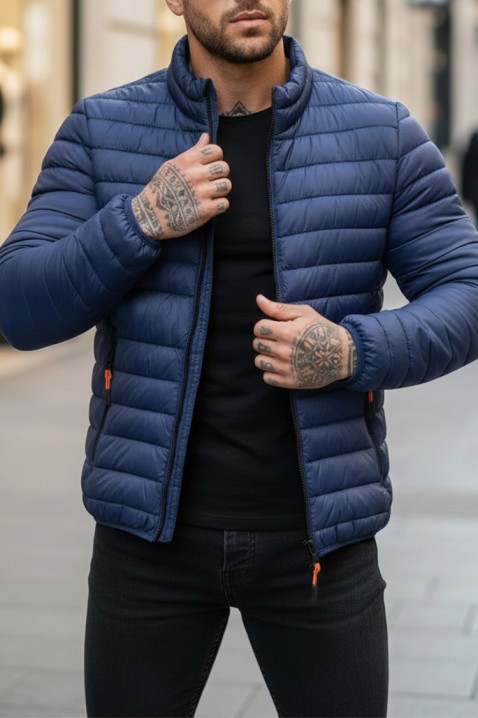 Мъжко яке KOLOMBO NAVY, Цвят: тъмносин, IVET.BG - Твоят онлайн бутик.