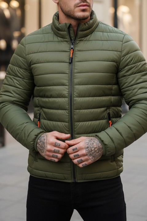 Мъжко яке KOLOMBO KHAKI, Цвят: каки, IVET.BG - Твоят онлайн бутик.