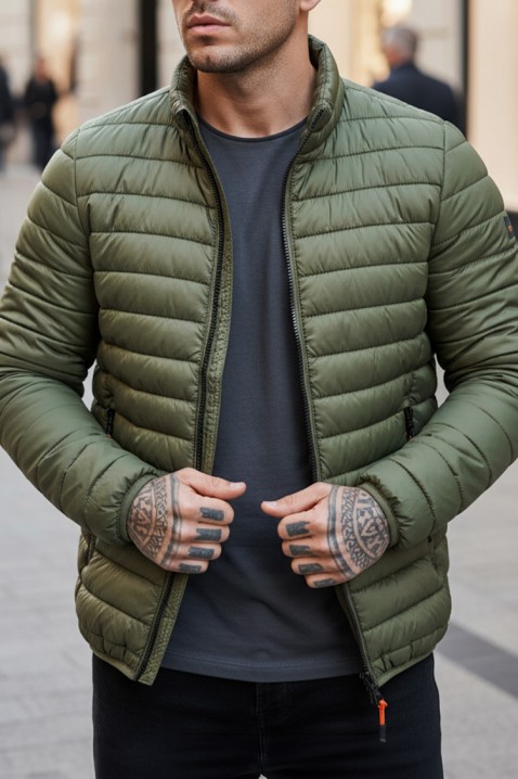 Мъжко яке KOLOMBO KHAKI, Цвят: каки, IVET.BG - Твоят онлайн бутик.