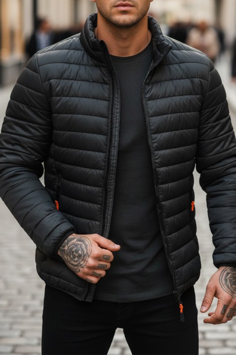 Мъжко яке KOLOMBO BLACK, Цвят: черен, IVET.BG - Твоят онлайн бутик.