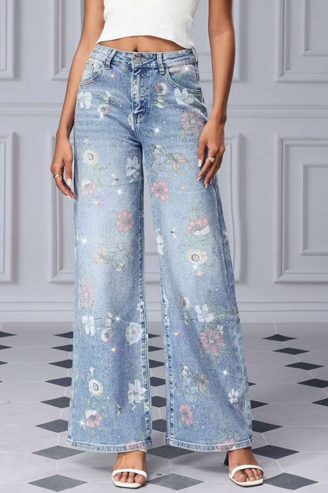 Дънки EDELVENZA, Цвят: светлосин, IVET.BG - Твоят онлайн бутик.