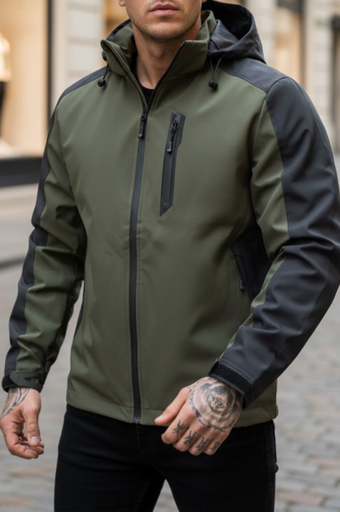 Мъжко яке NIMONO KHAKI, Цвят: каки, IVET.BG - Твоят онлайн бутик.