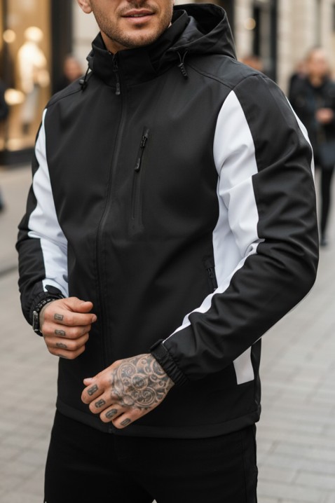 Мъжко яке NIMONO BLACK, Цвят: черен, IVET.BG - Твоят онлайн бутик.