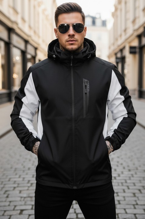 Мъжко яке NIMONO BLACK, Цвят: черен, IVET.BG - Твоят онлайн бутик.