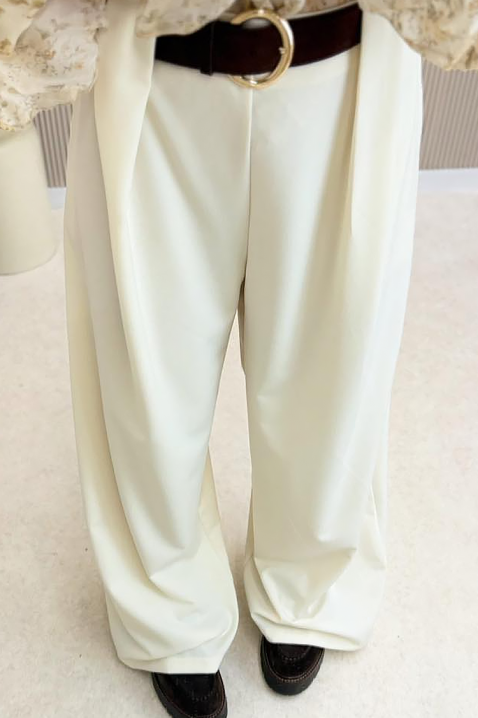 Панталон SLADORLA, Цвят: бял, IVET.BG - Твоят онлайн бутик.