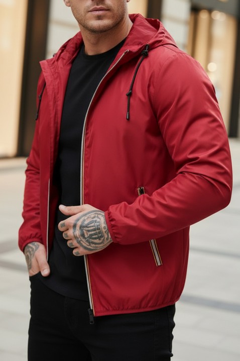 Мъжко яке FAMBOR RED, Цвят: червен, IVET.BG - Твоят онлайн бутик.