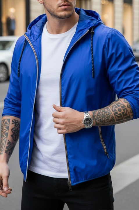 Мъжко яке FAMBOR BLUE, Цвят: син, IVET.BG - Твоят онлайн бутик.