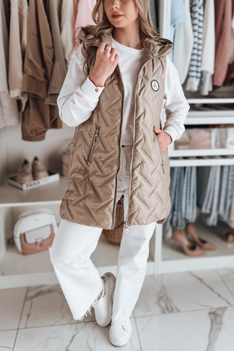 Елек ZABRINDA BEIGE, Цвят: беж, IVET.BG - Твоят онлайн бутик.