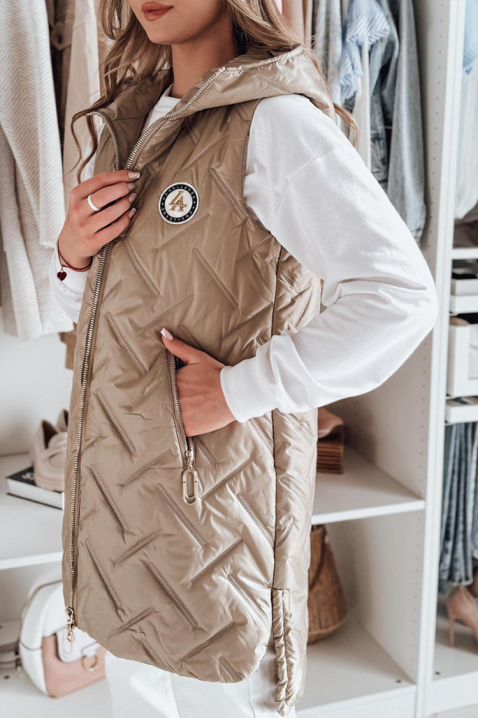 Елек ZABRINDA BEIGE, Цвят: беж, IVET.BG - Твоят онлайн бутик.