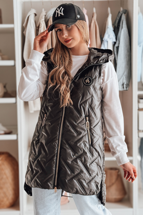 Елек ZABRINDA BLACK, Цвят: черен, IVET.BG - Твоят онлайн бутик.