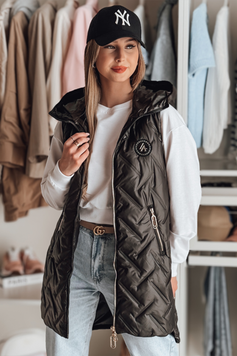 Елек ZABRINDA BLACK, Цвят: черен, IVET.BG - Твоят онлайн бутик.