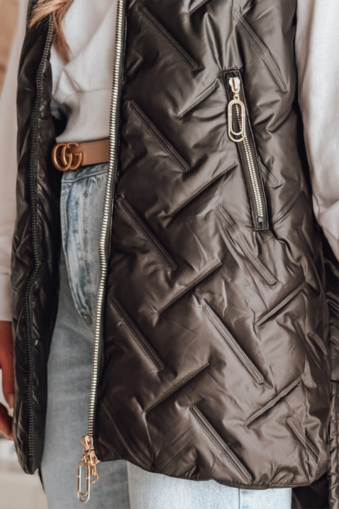 Елек ZABRINDA BLACK, Цвят: черен, IVET.BG - Твоят онлайн бутик.