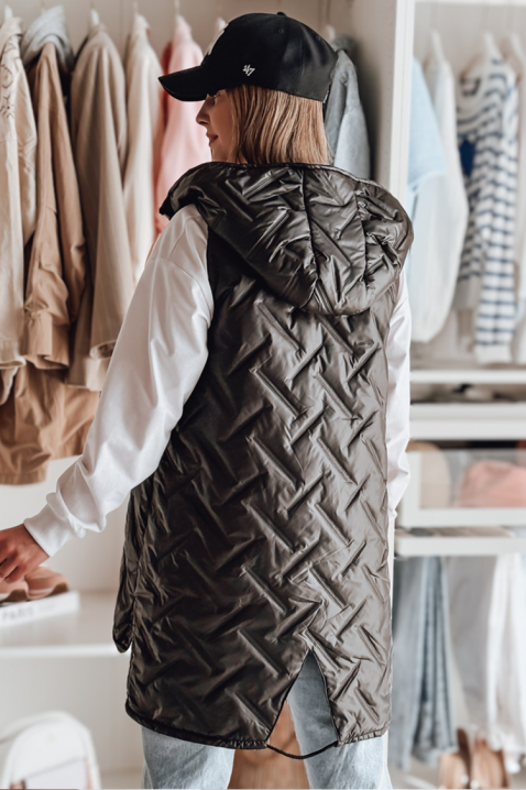 Елек ZABRINDA BLACK, Цвят: черен, IVET.BG - Твоят онлайн бутик.