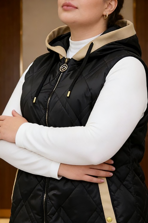 Елек BRUTELMA BLACK, Цвят: черен, IVET.BG - Твоят онлайн бутик.