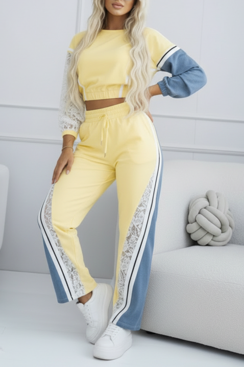 Комплект ZURLENZA YELLOW, Цвят: жълт, IVET.BG - Твоят онлайн бутик.