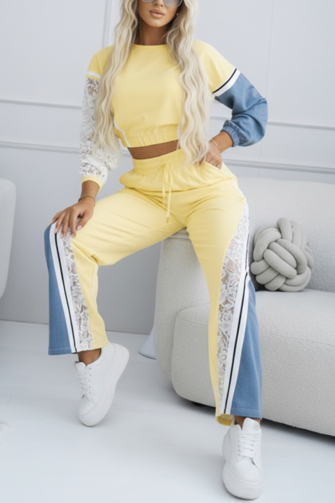 Комплект ZURLENZA YELLOW, Цвят: жълт, IVET.BG - Твоят онлайн бутик.