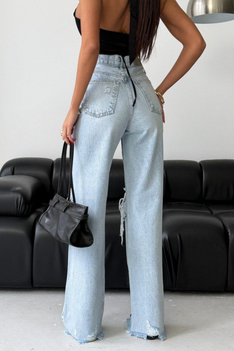 Дънки SATURNA, Цвят: светлосин, IVET.BG - Твоят онлайн бутик.