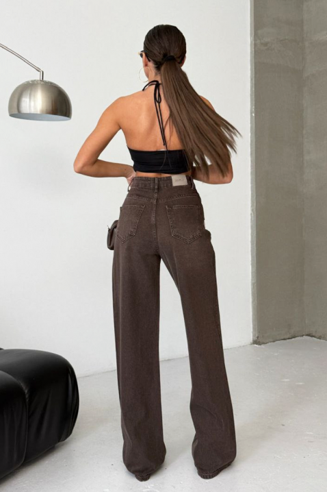 Дънки MARSENA, Цвят: кафяв, IVET.BG - Твоят онлайн бутик.