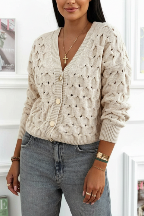 Жилетка MENALZA BEIGE, Цвят: беж, IVET.BG - Твоят онлайн бутик.