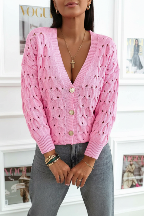 Жилетка MENALZA PINK, Цвят: розов, IVET.BG - Твоят онлайн бутик.