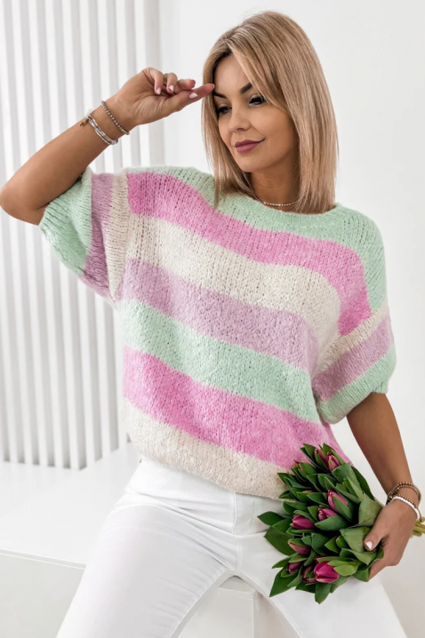 Пуловер MENVOLZA MINT, Цвят: мента, IVET.BG - Твоят онлайн бутик.