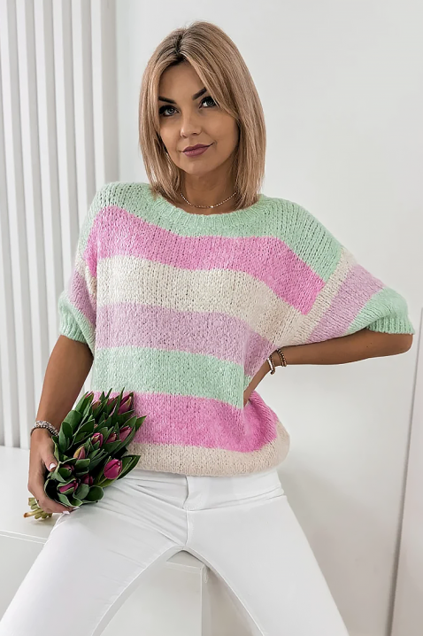 Пуловер MENVOLZA MINT, Цвят: мента, IVET.BG - Твоят онлайн бутик.